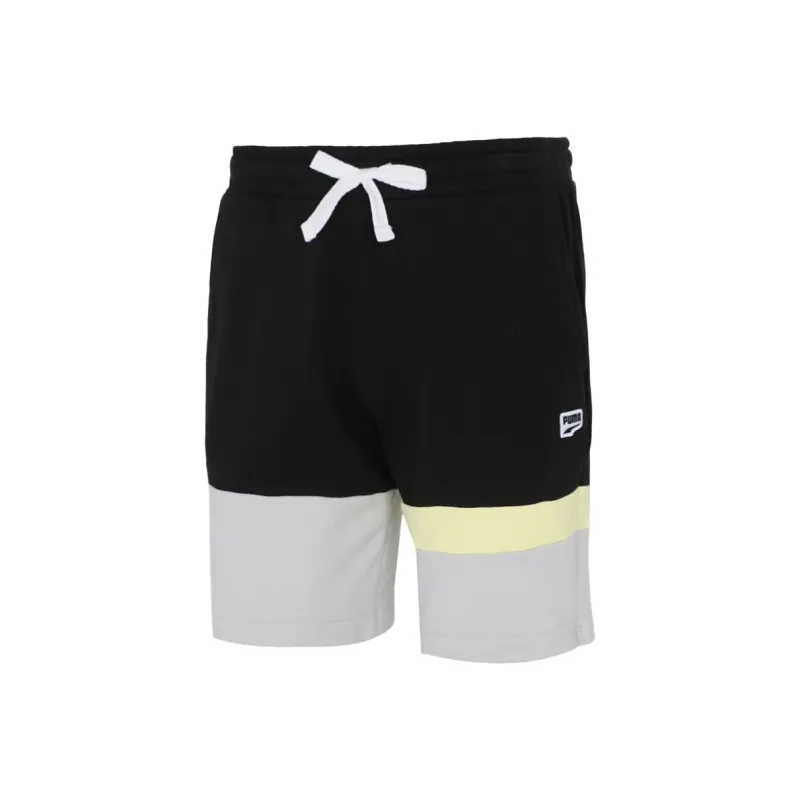 PUMA Casual Shorts Men Black Gray-0