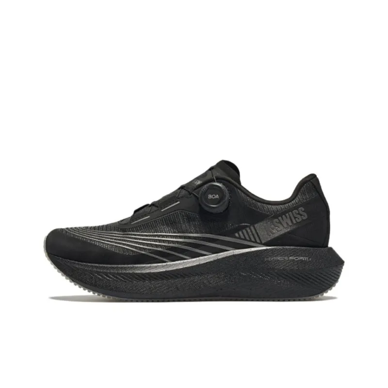 KSWISS Low Top Running Shoes Men's Black Gray-0