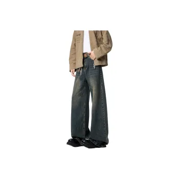 WARNING LIGHT Jeans Unisex Yellow Mud