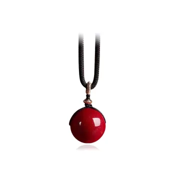 Xifeng Building Cinnabar Pendants Women's