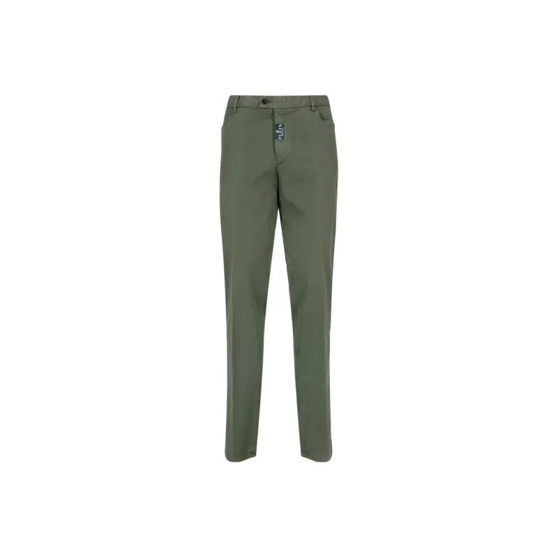 PHILIPP PLEIN Casual Pants Men Army Green-0
