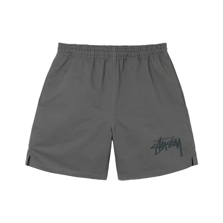 Our Legacy X Stussy Casual Shorts Men Gray-0