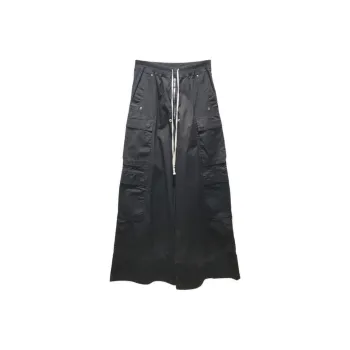 RICK OWENS Lido Cargobela Wide Leg Jeans