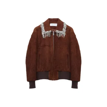 Alexander McQueen Leather Jacket Men's Brown