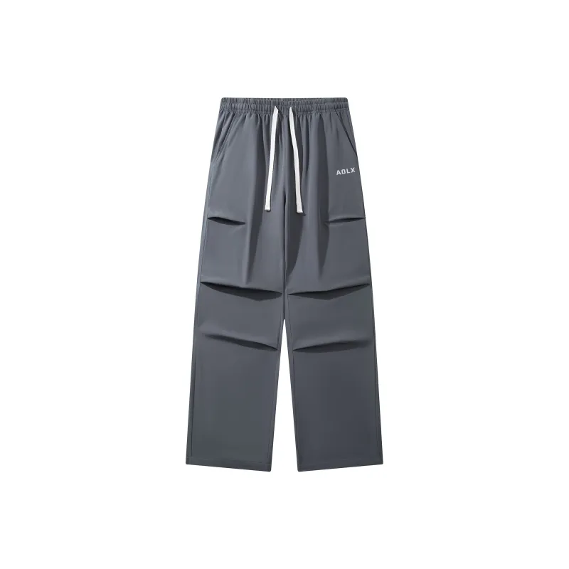 Aol Knitted Sports Pants Unisex-9