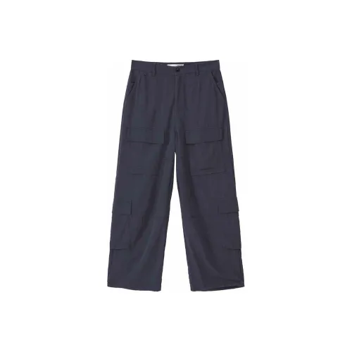 YOSHIYOYI Cargo Pants Men's Navy Blue