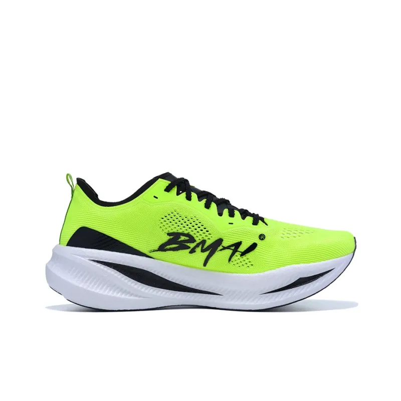BMAI Carbon FLY Cushioning Coverage Support Abrasion Resistant Slip Resistant Low Top Running Shoes Women's Green Ghost-1