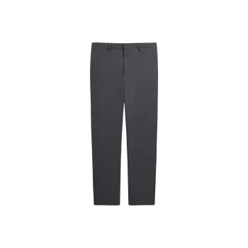 ZIOZIA Suit Trousers Men Gray
