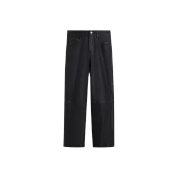 H&M Atelier Series Leather Pants Men's Black
