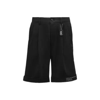 Moncler GENIUS X Fujiwara Hiroshi FRGMT Casual Shorts Men Black