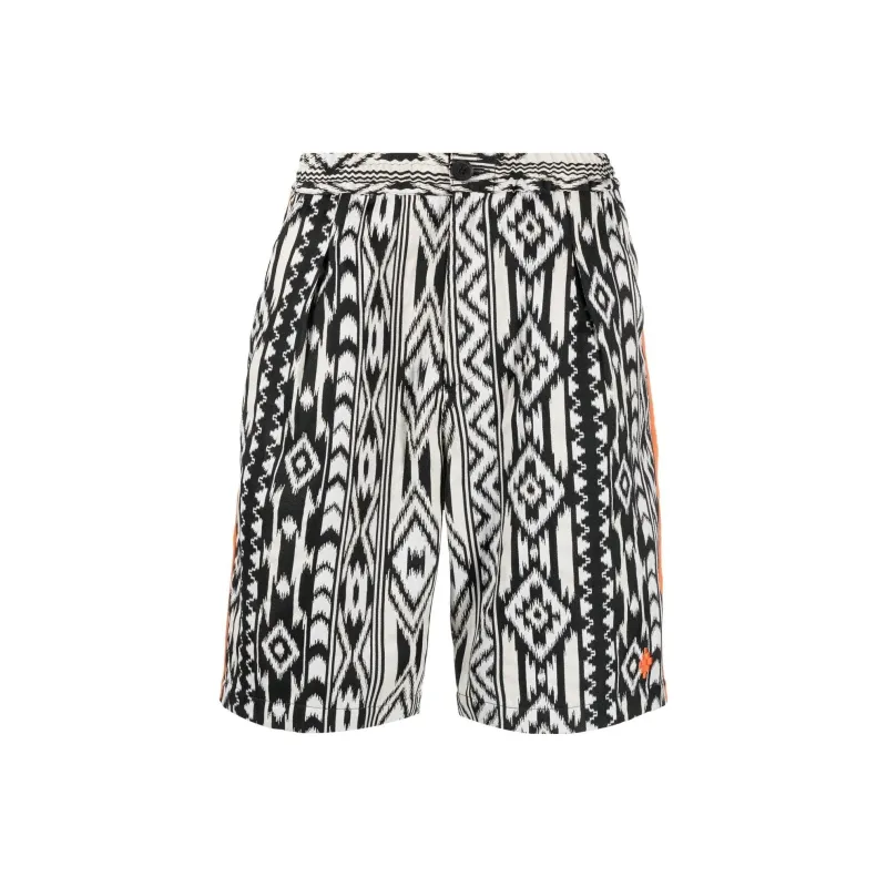 Marcelo Burlon Folk Jacquard Coulisse Shorts-0