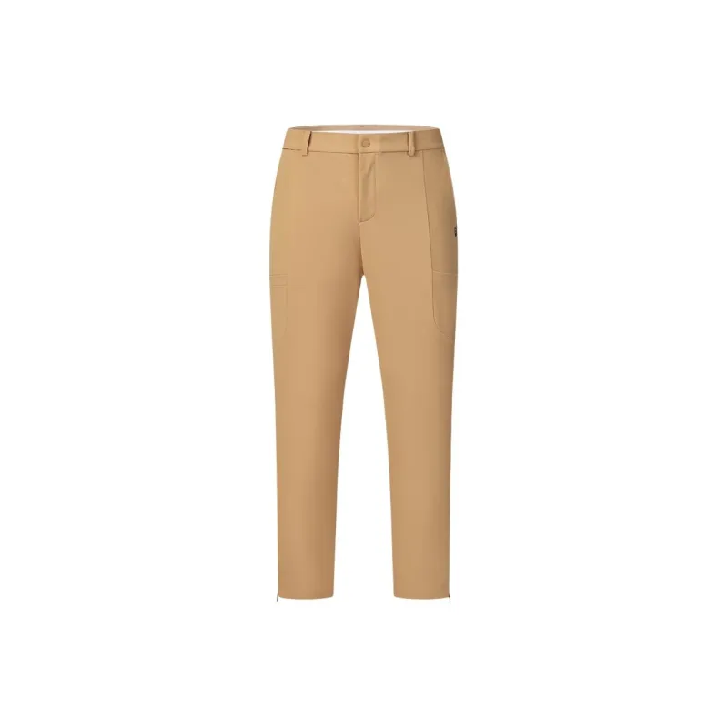 FILA Golf Series Casual Pants Men's Orange Yellow-0