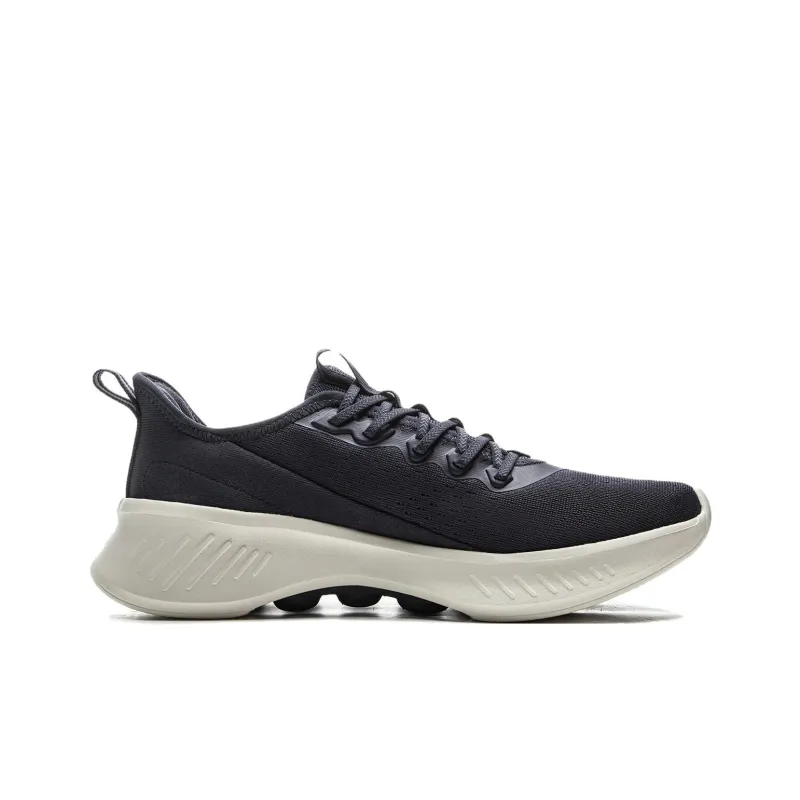 LiNing Comfortable And Relaxing Cushioning, Wear Resistant Low Top Casual Shoes Men's Screen Mountain Blue-1