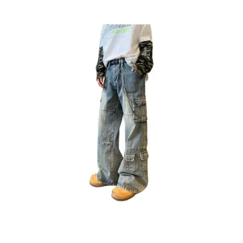 HCHUICHENG Cargo Pants Unisex Vintage Pants Chains Not Included