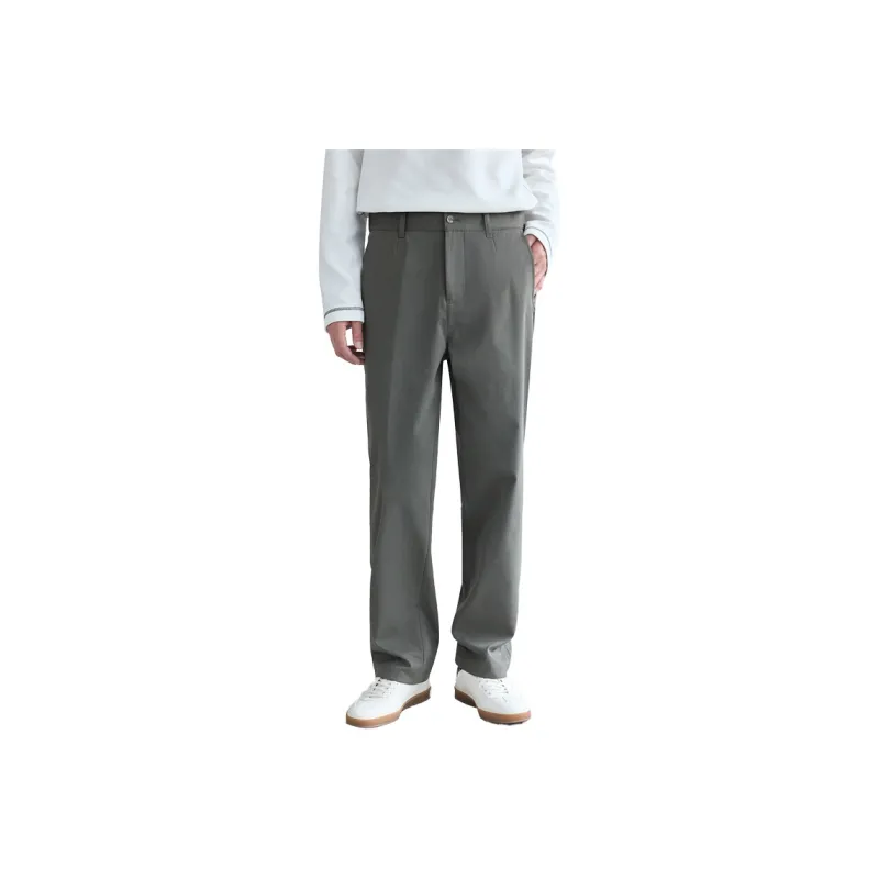 A.B.X Elastic Waistband With Slanted Slip Pocket Suitable For Spring And Autumn Casual Pants Men's-7