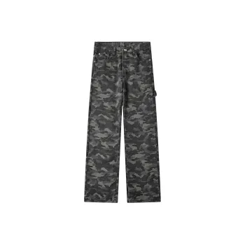 ELCORO Cargo Pants Unisex Camouflage