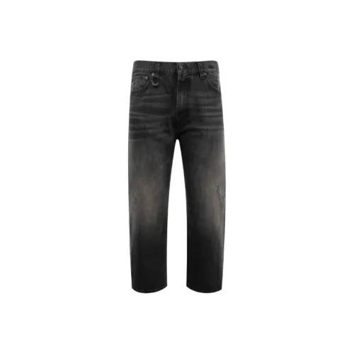 R13 Jeans Men Black
