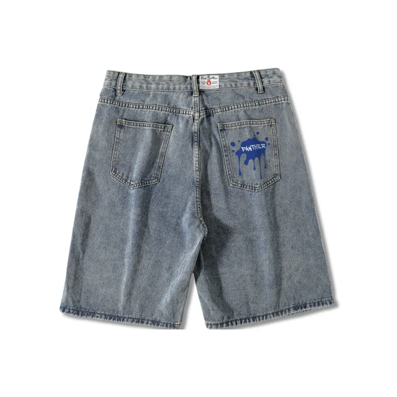PINK PANTHER Denim Shorts Unisex-4