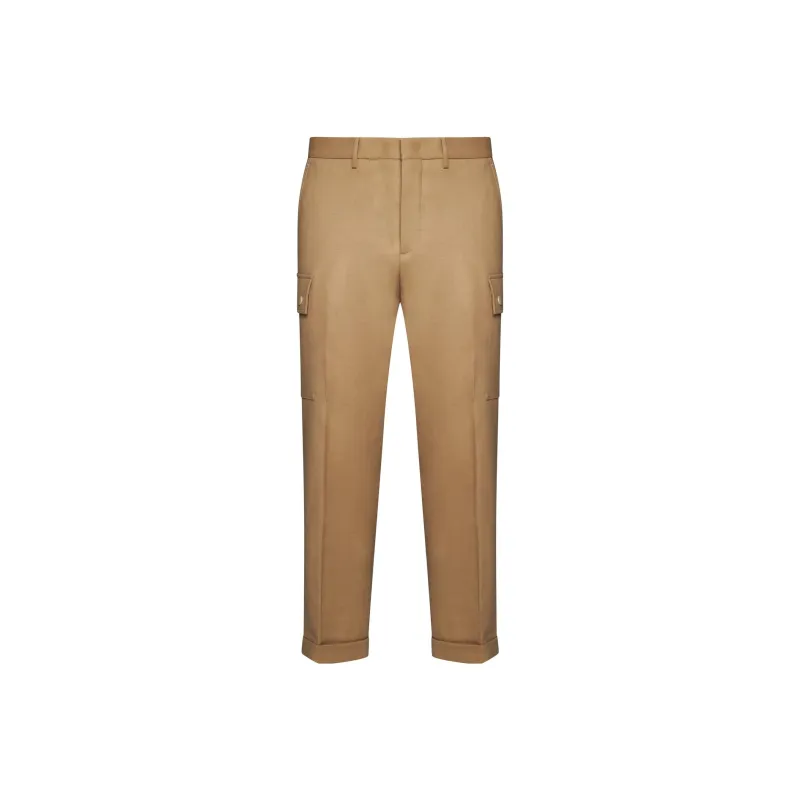 ETRO Cargo Pockets Stretched Tapered Trousers-0