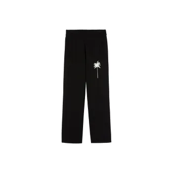 PALM ANGELS Palm Intarsia Elasticated Waist Pants
