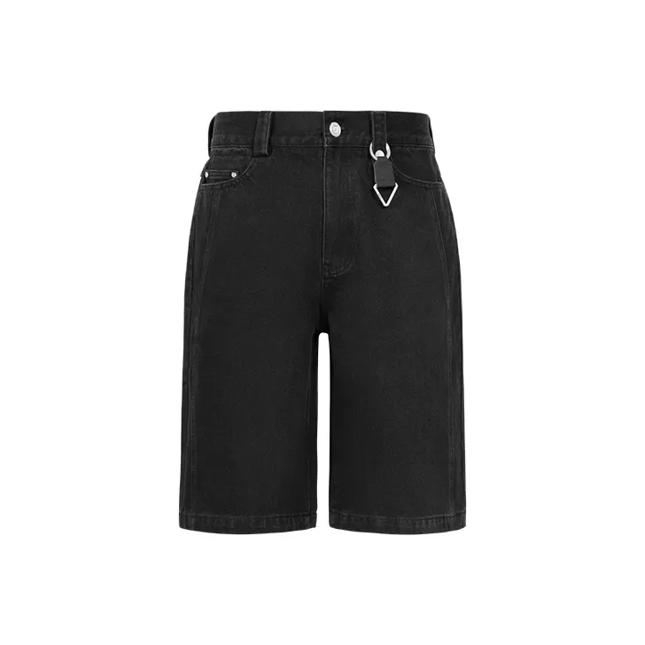 C2H4 R007 'Genesis' Denim Shorts Men Black-0
