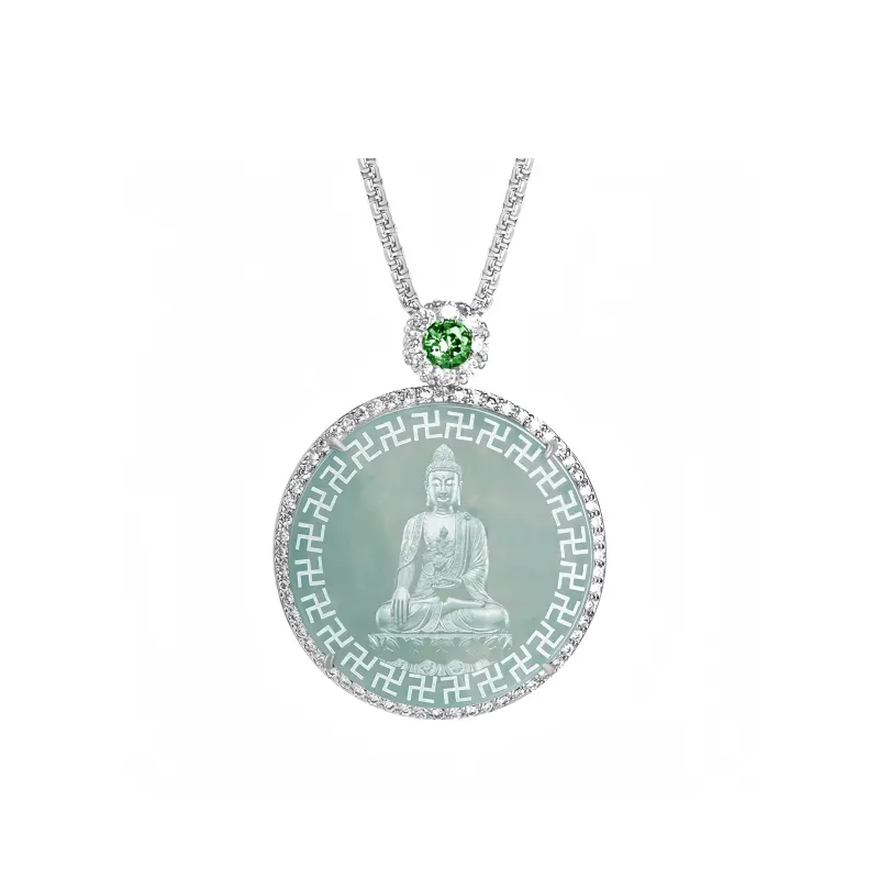 Noritake Glutinous Jade Jadeite Necklaces Unisex-6