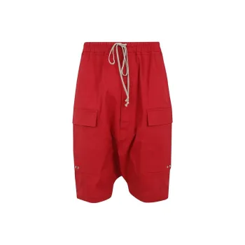 RICK OWENS Drop crotch Cargo Shorts