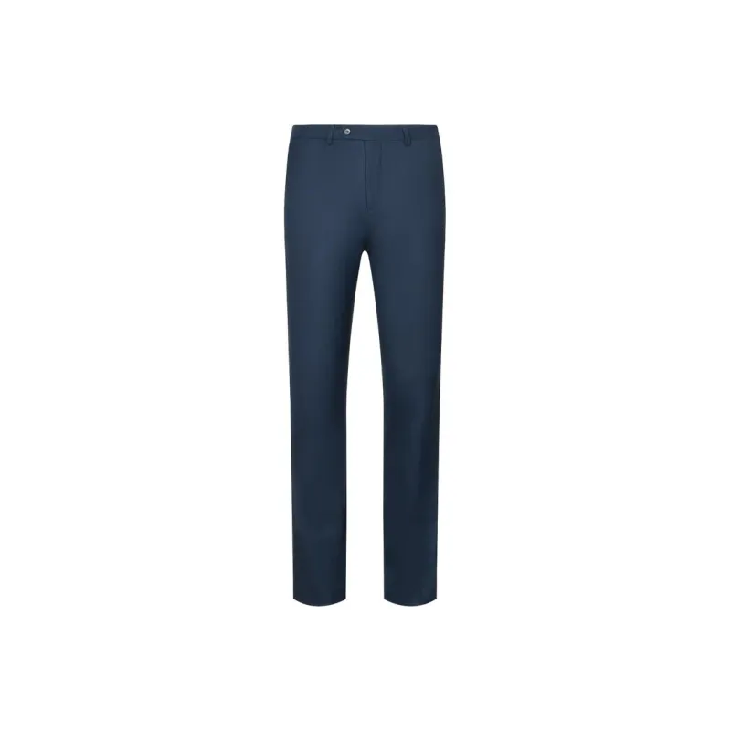 DIKENI Suit Trouser Men's Blue Plaid-0