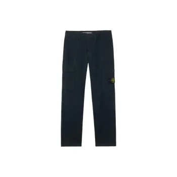 STONE ISLAND Logo Patch Regular Fit Cargo Pants