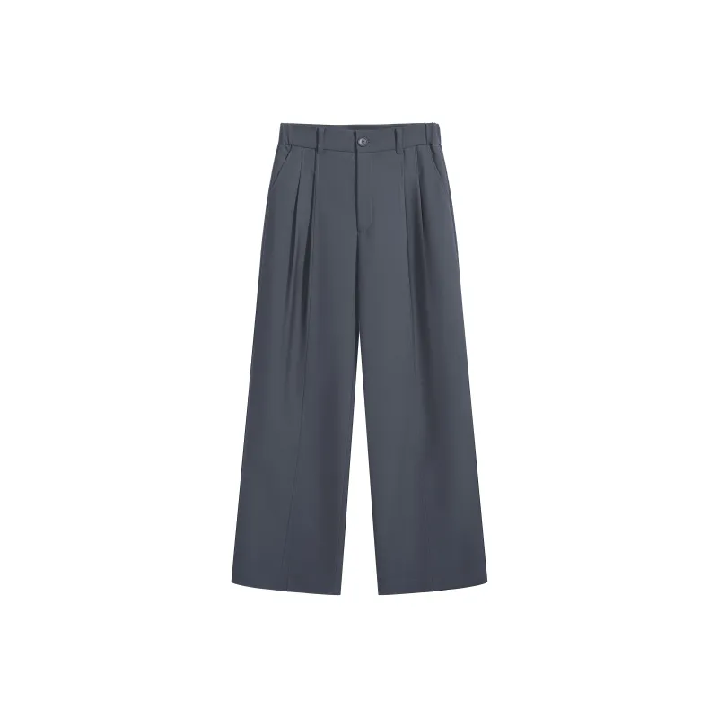 Silente SS24 Suit Trousers Unisex Medium Gray-0