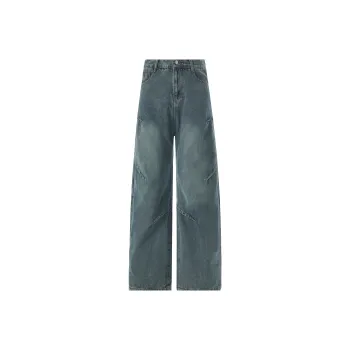MARK WAFFLE Jeans Unisex Turquoise