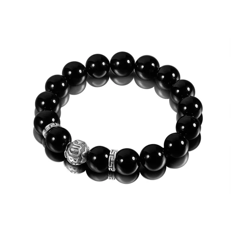 Asia Star Processing Obsidian Bracelets Unisex-3