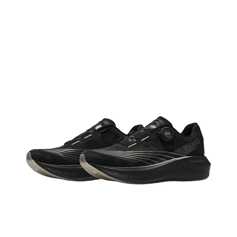 KSWISS Low Top Running Shoes Men's Black Gray-1