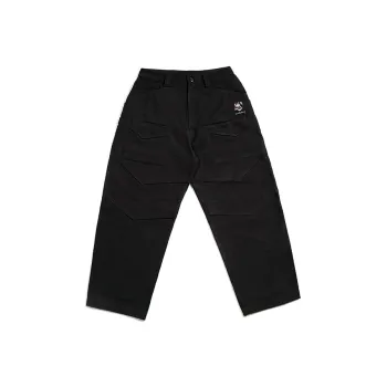 WOOKONG Spring And Fall Season Cargo Pants Unisex Black