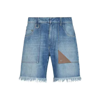FENDI Denim Shorts Men Blue