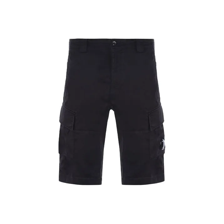 C.P. Company Stretch Sateen Cargo Shorts-0
