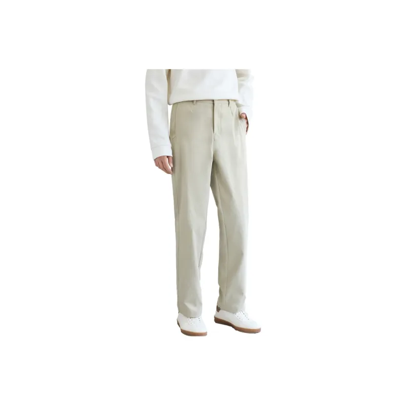 A.B.X Elastic Waistband With Slanted Slip Pocket Suitable For Spring And Autumn Casual Pants Men's-0