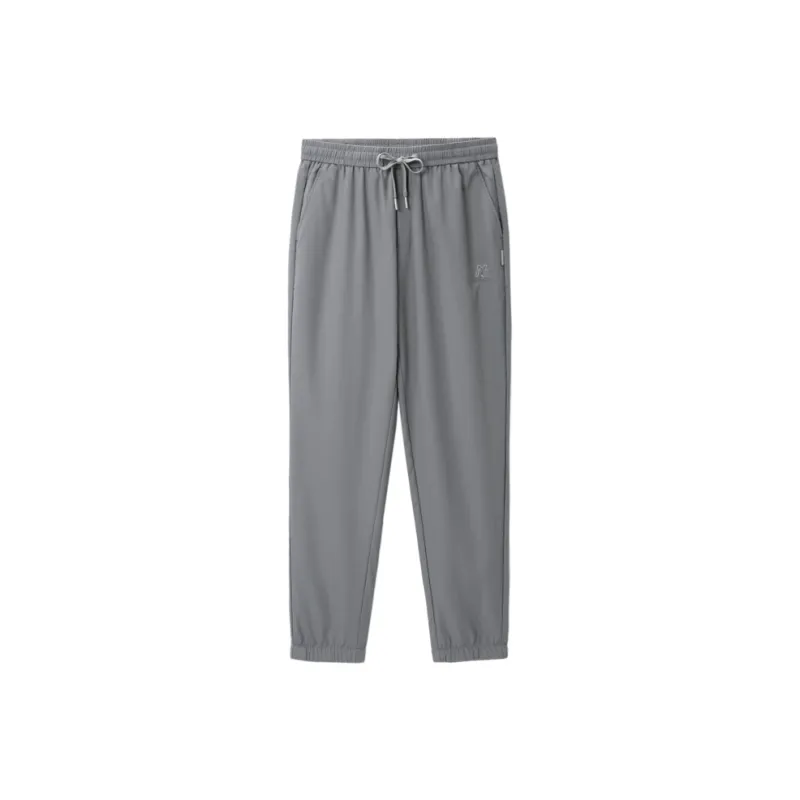 HLA Casual Pants Men Light Green Pattern E7-0