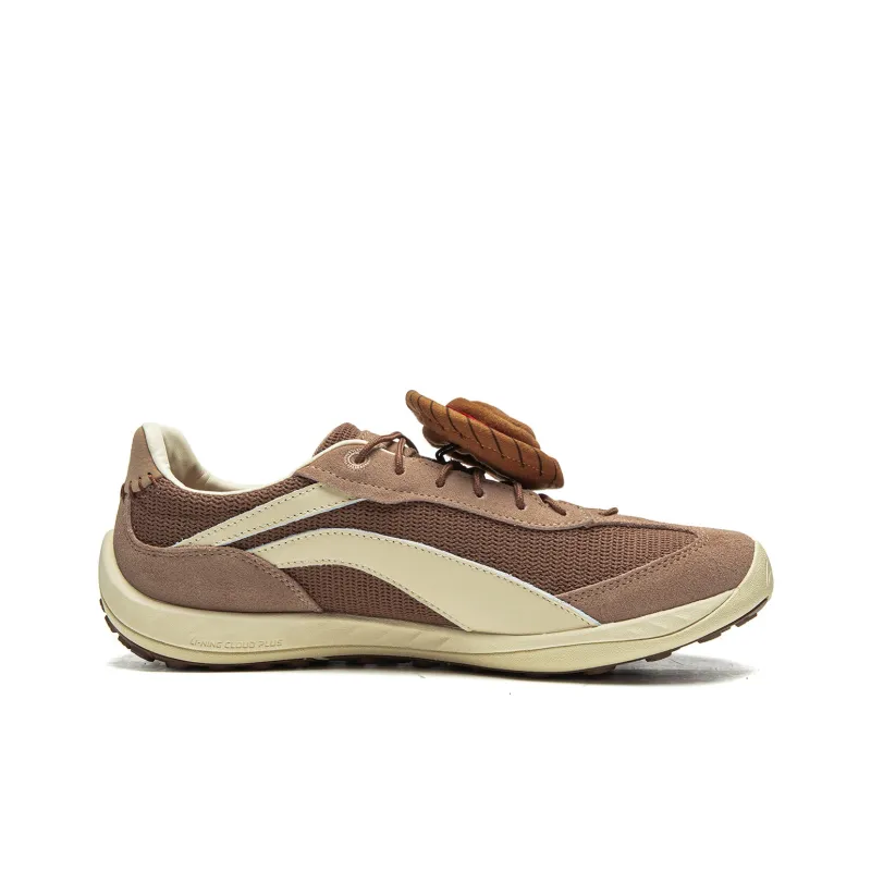 Disney x LiNing Heartflow Wear resistant And Lightweight Casual Shoes Unisex Dark Brown-1