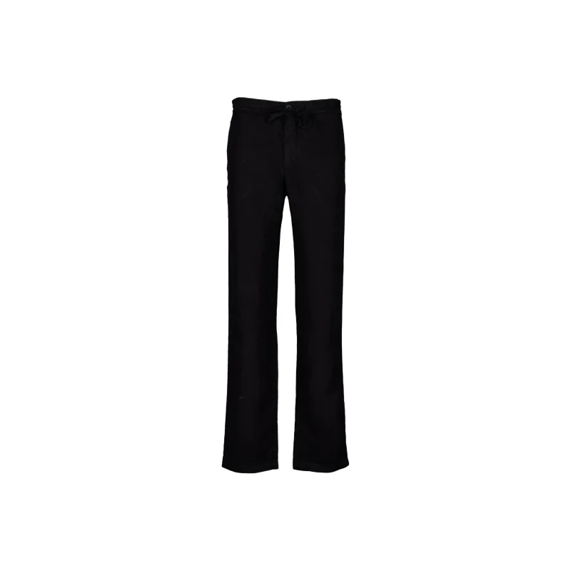 120% LINO Drawstring Linen Trousers-0