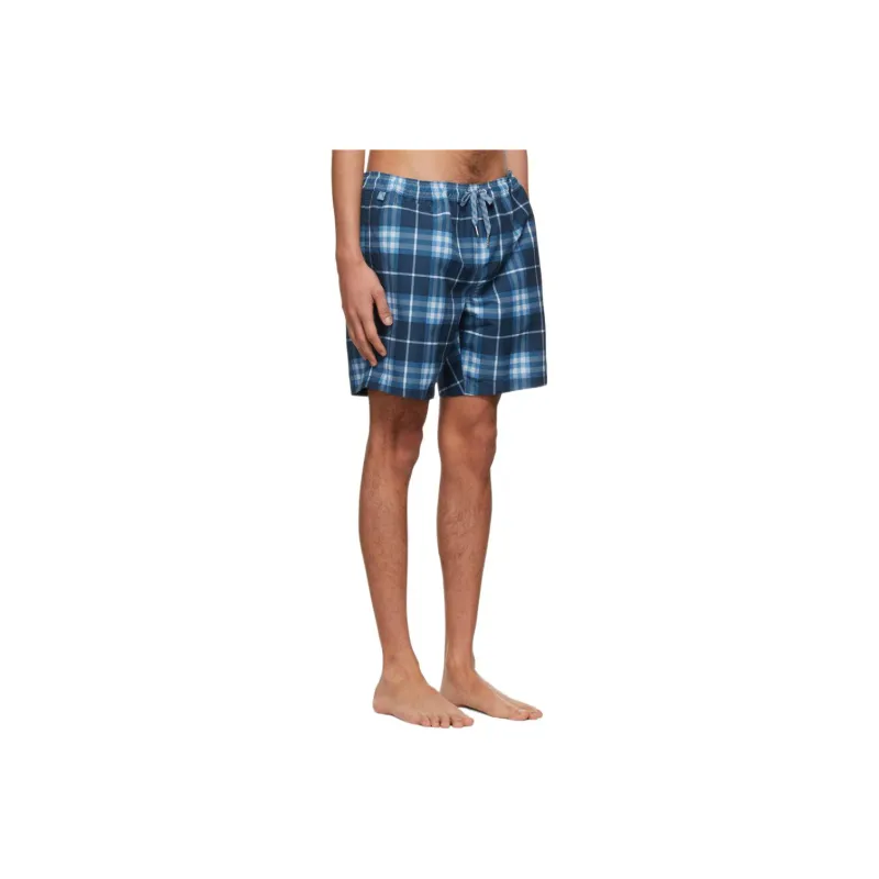 Burberry Casual Shorts Men Blue-0