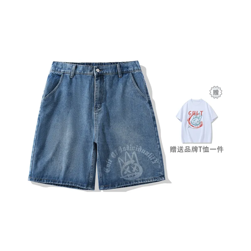 CULT OF INDIVIDUALITY Denim Shorts Unisex-8