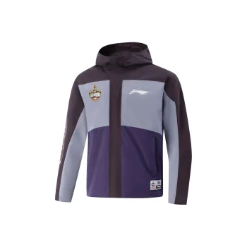 LiNing CBA Collection Trench Coat Men's Purple
