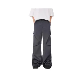 KVIV Suit Trousers Men Gray 