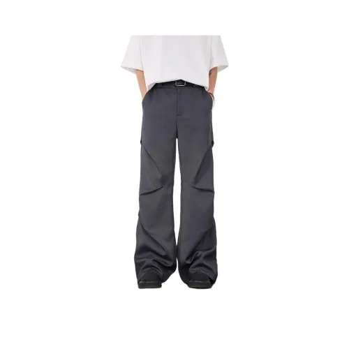 KVIV Suit Trousers Men Gray 