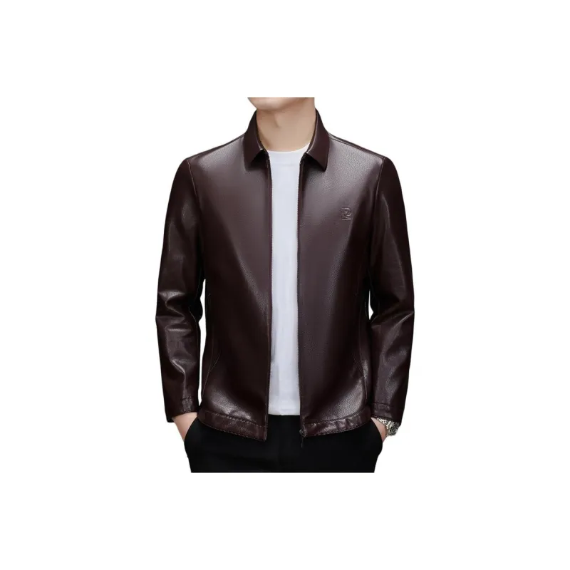 PIERRE CARDIN Leather Jacket Men's-10