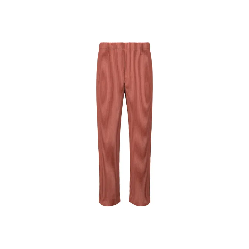 Homme Plissé Issey Miyake FW24 Casual Pants Men's Rost Red-0