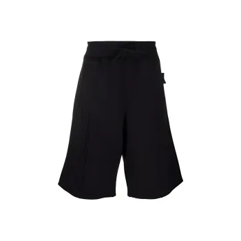 STONE ISLAND Logo patch Knee length Bermuda Shorts