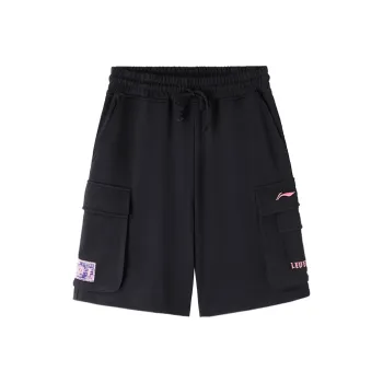 Lining X LNG Casual Shorts Men Black
