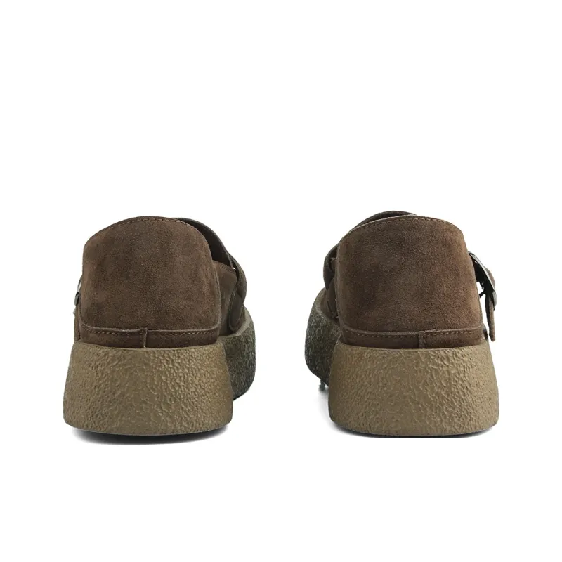New Korea Loafers Men Apricot, Brown-9